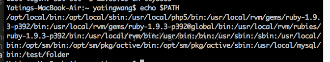 MAC 设置$PATH 关闭terminal后就失效 解决方案