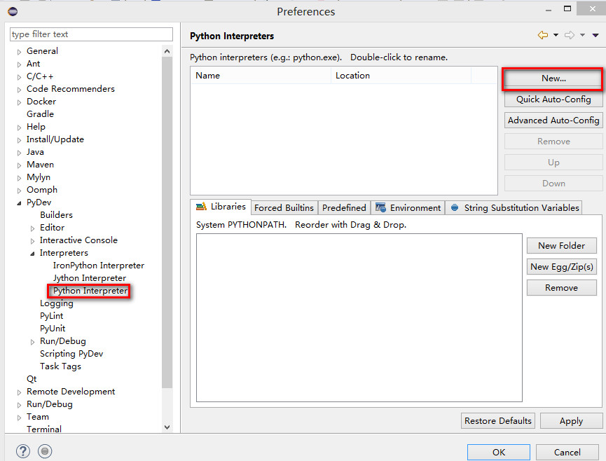 PyDevConfiguration