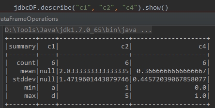 SparkSql之DataFrame操作