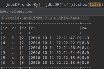 Spark-SQL之DataFrame操作