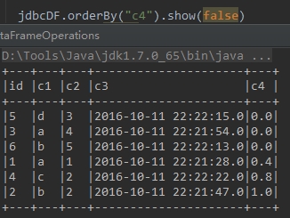 Spark-SQL之DataFrame操作