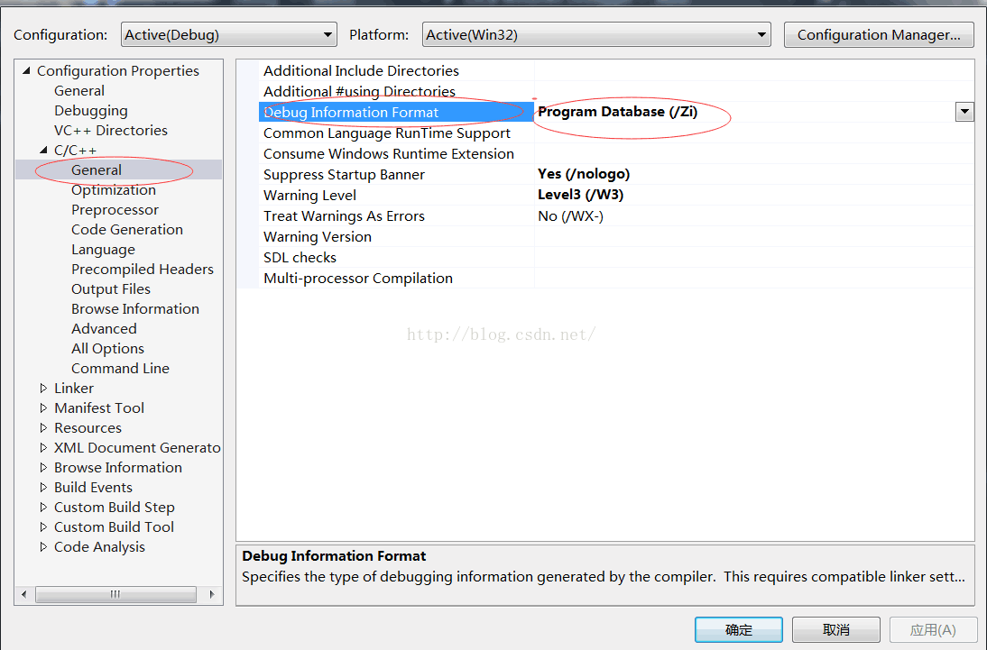 VS2015,1cl : Command line error D8016: '/ZI' and '/Gy-' command-line options are incompatible