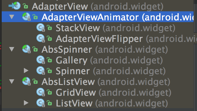 AdapterView结构