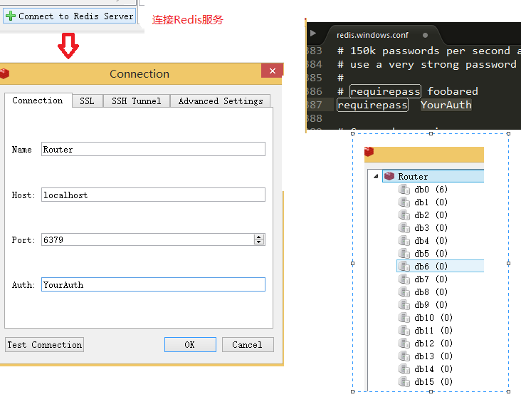 下载Redis可视化工具，并且建立连接