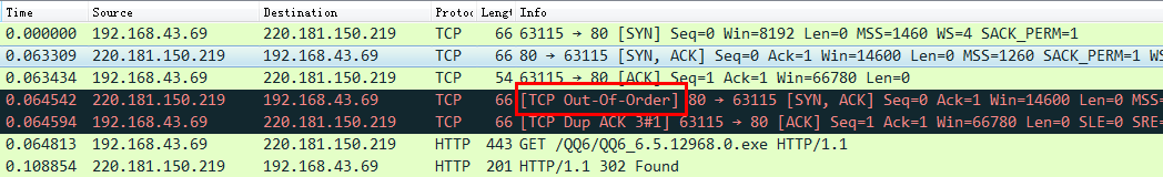Wireshark中常见的TCP Info_Wireshark常见的TCP Info