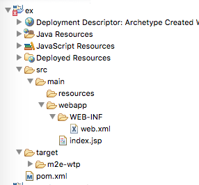 show web.xml location