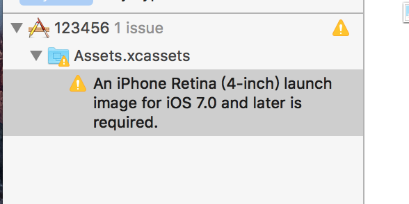 iOS icon 的设置与启动页的设置