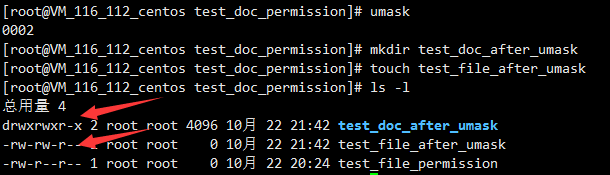 linux文件与目录默认权限及rwx对应的表现