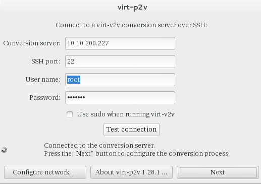 Centos7下通过virt-p2v虚拟化Centos7服务器