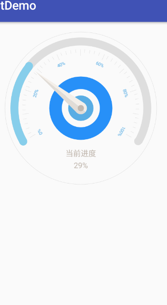 android自定义刻度盘 表盘 速度表