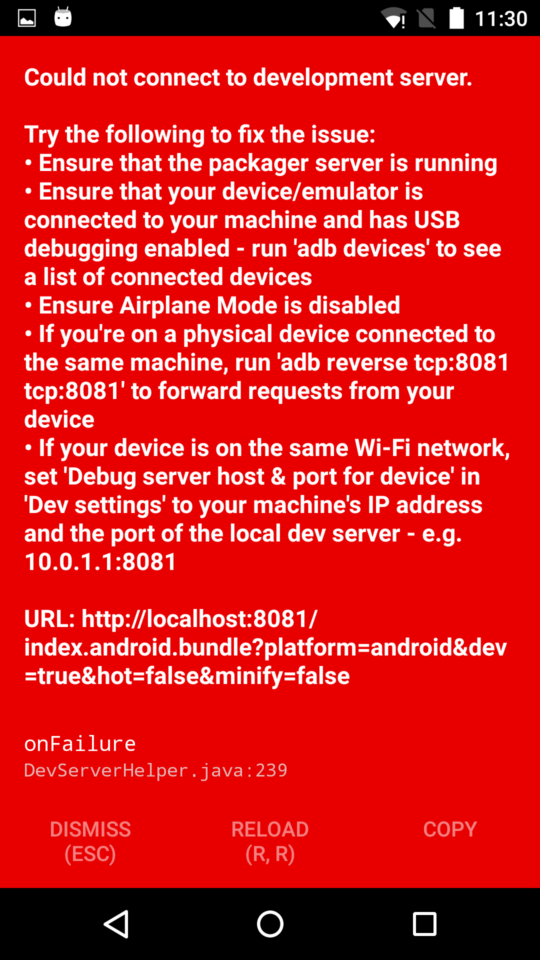 无法连接服务器