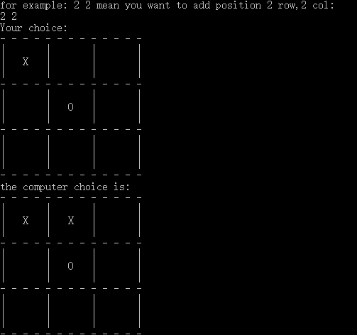 基于极大极小算法和alpha-beta剪枝实现AI井字棋