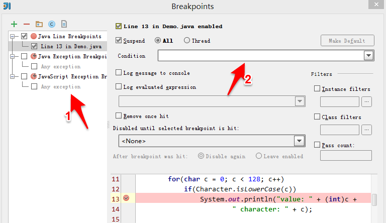 Intellij IDEA调试功能使用总结（step over / step into / force step into/step out等）