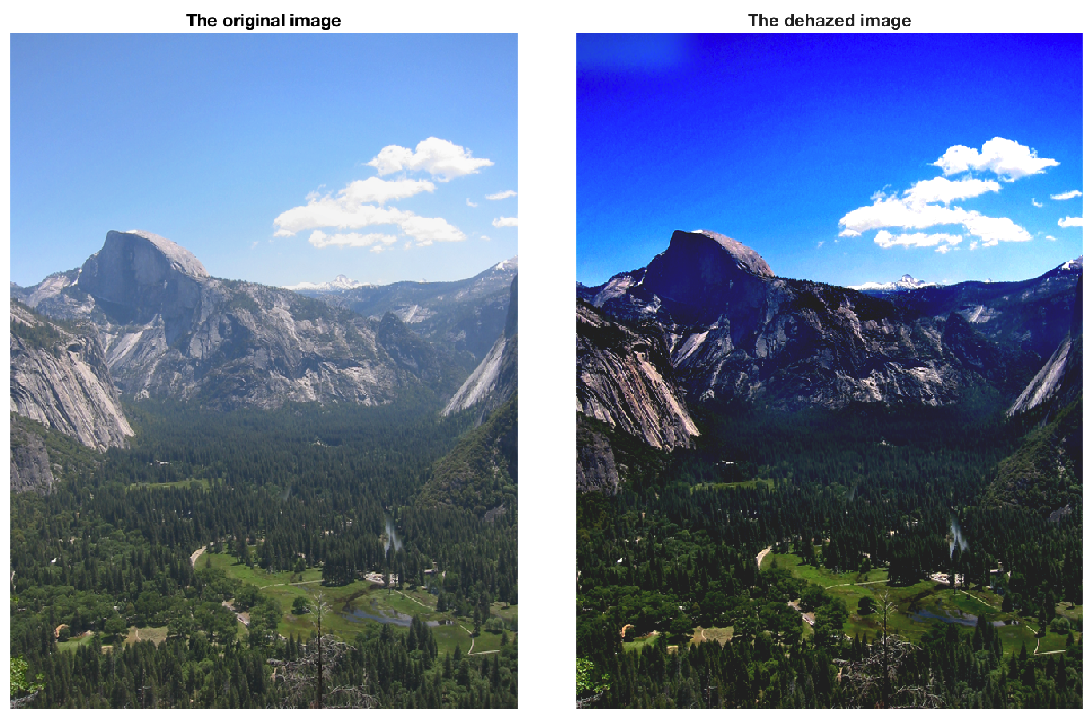 用于图像去雾的优化对比度增强算法