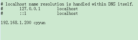 配置Window主机映射