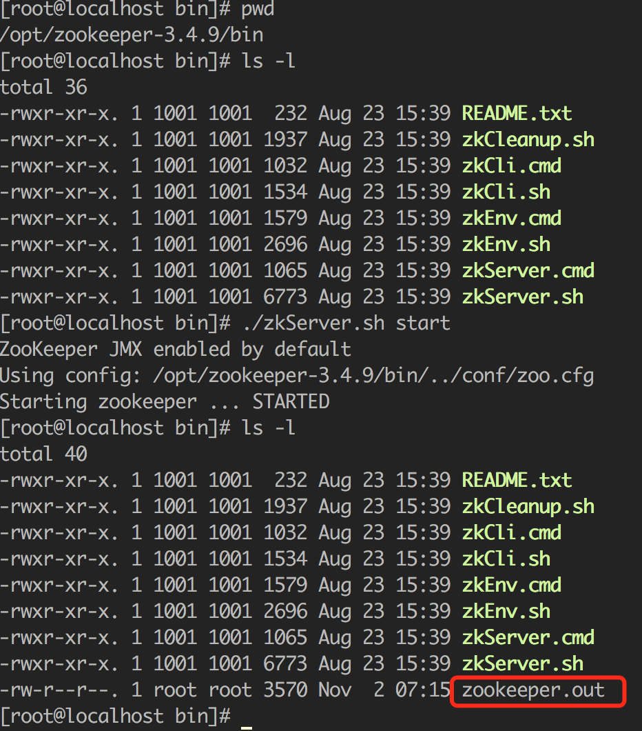 zk默认日志文件