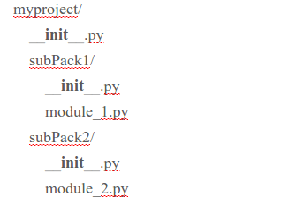 python项目文件结构