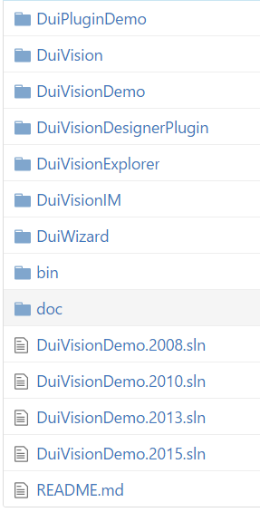 DuiVision目录结构