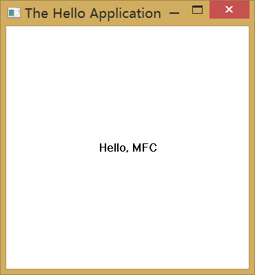 HelloMFCSmallWindow