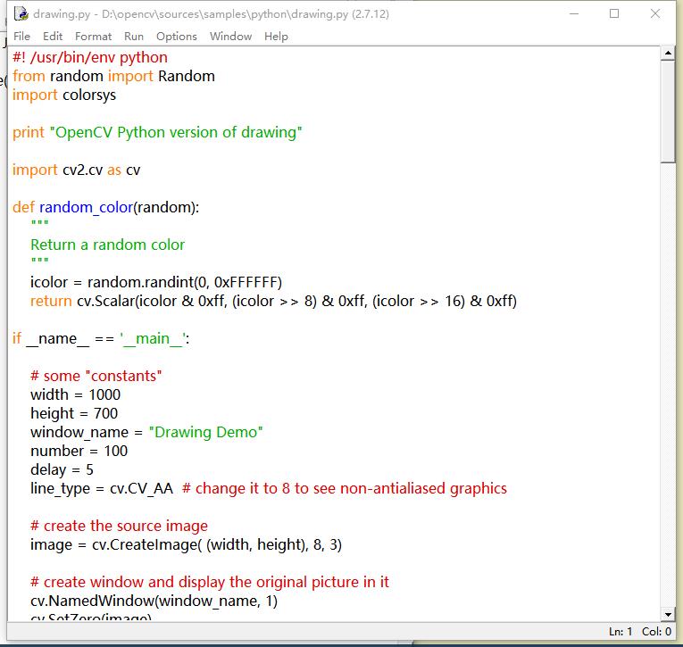 Python运行drawing.py