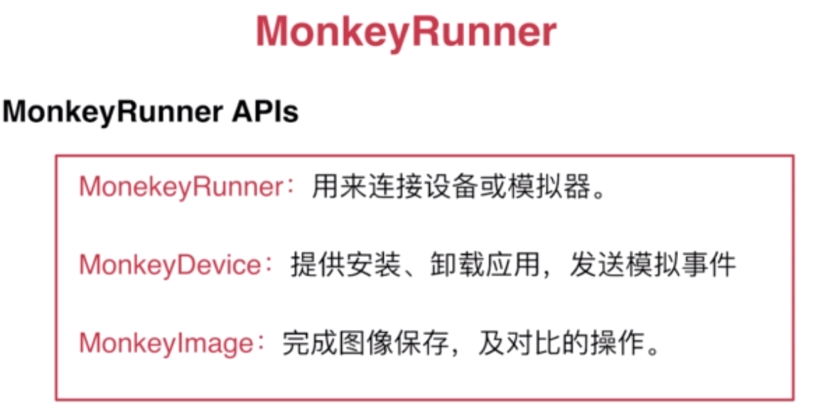 MonkeyRunner APIs