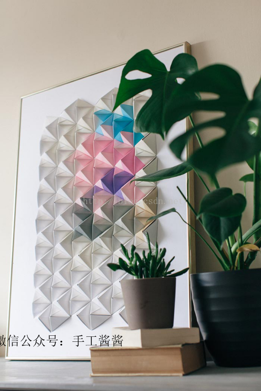 【DIY创意】自制3D折纸装饰