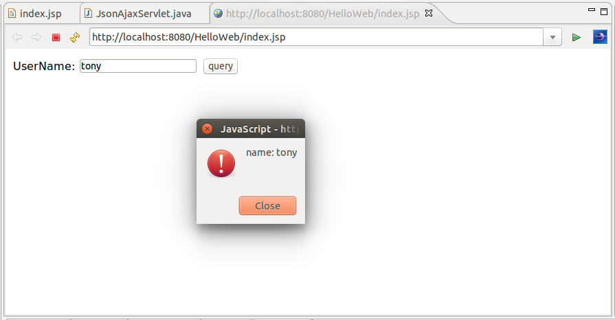 Ubuntu 14.04 Web 程序开发（4）基于JQuery+Ajax+Json+Servlet实现PUT GET