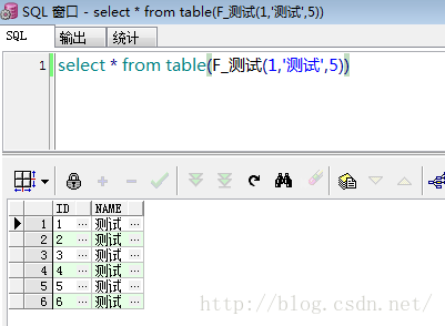
			
				oracle function 返回自定义类型Table			