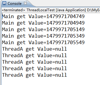 java多线程值继承(inheritablethreadlocal )