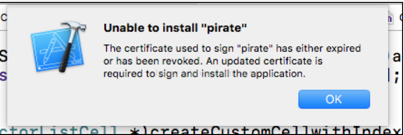 Unable to install pirate