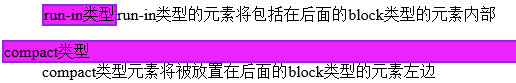 run-in型別和compact型別