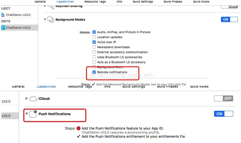 iOS 环信apns离线推送相关deviceToken和证书等问题