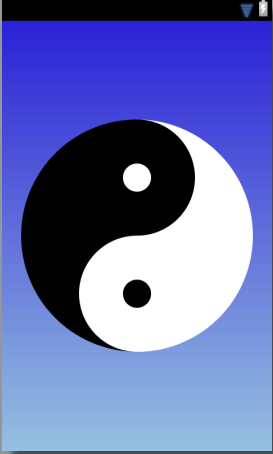 旋转的太极图