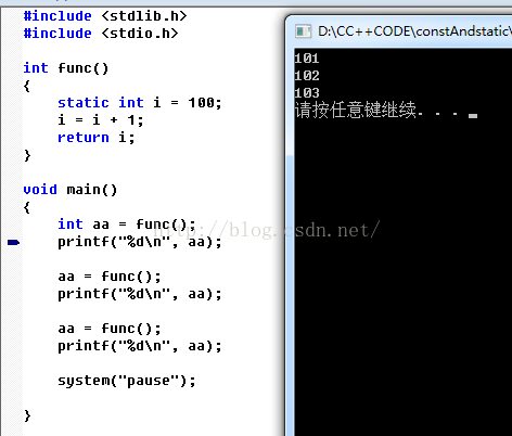 静态变量 Static变量 和常量 Const 类型 Aoulun的博客 Csdn博客