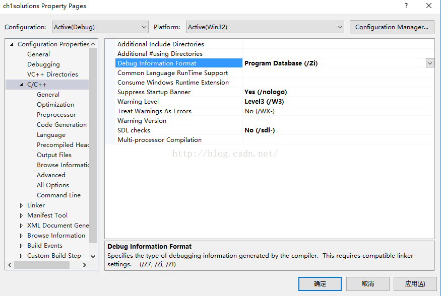 Error D8016 '/ZI' and '/Gy-' command-line options are incompatible