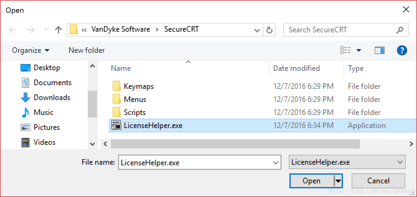 Select LicenseHelper