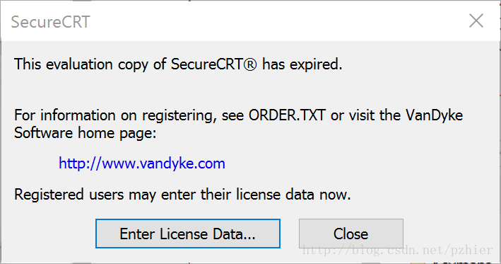 Enter License Data