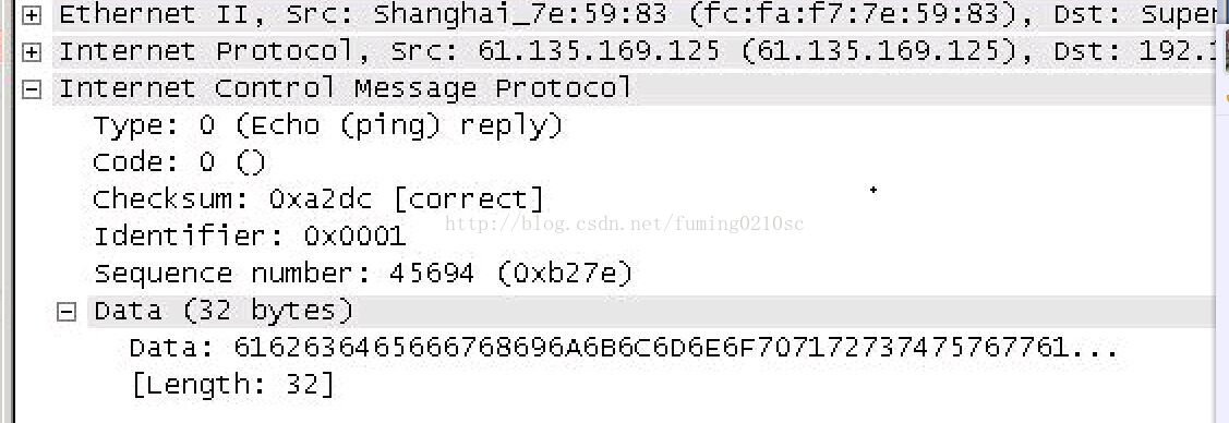 icmp 报文详解