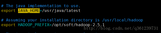 hadoop-env.sh配置