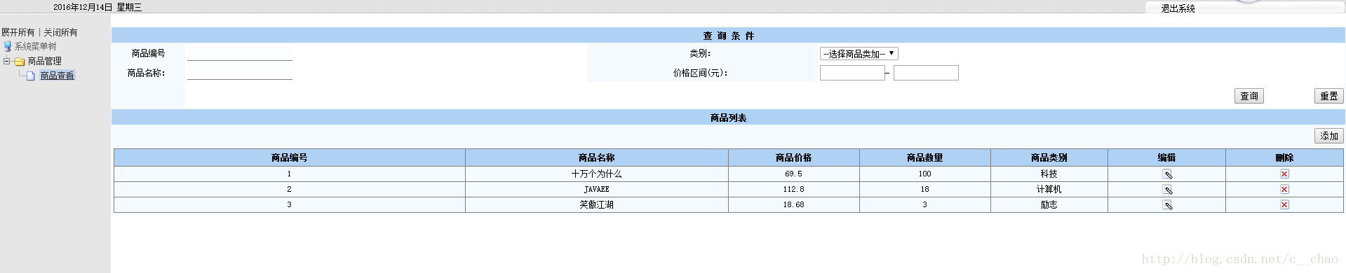 数据列表