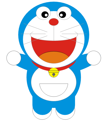 纯CSS3实现多啦a梦—感觉萌萌哒