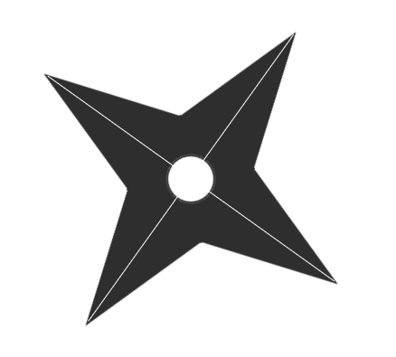 纯css3手里剑模型动画绘制