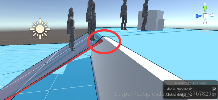 斜坡连接处处理