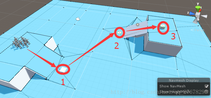 设置中间目标物