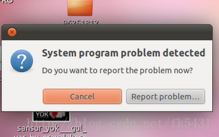 Ubuntu“ System Program Problem Detected”问题 - fl_xiang - record