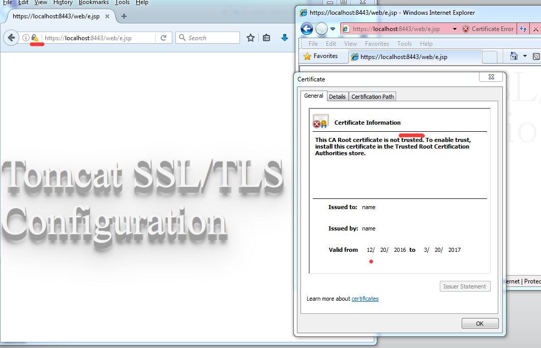 Tomcat SSL/TLS Configuration