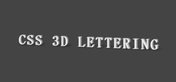 html5-css3-3d-text