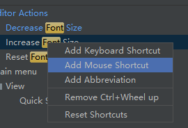 PyCharm设置改变字体大小的快捷键[亲测有效]