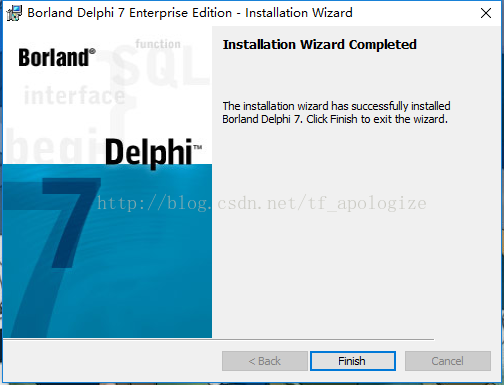 Delphi7安装及补丁安装详解