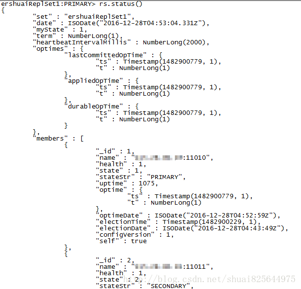 linux下mongodb的副本集搭建（replica Set）